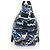 CHANEL La Pauza Borsa in Tela e Pelle 2way Blu Argento CC Auth ka4406SM - vista 4