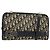 Borsa a tracolla Christian Dior Trotter Canvas Navy Gold Auth 180324 D'oro Blu navy