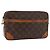 LOUIS VUITTON Monogram Compiegne 28 Clutch M51845 LV Auth 181382 Monogramma
