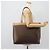 Céline CELINE Macadam Canvas Tote Bag aus PVC und Leder Braun Gold Authentisch ka4407 - Ansicht 20