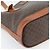 Céline Borsa Tote CELINE Macadam Canvas PVC Pelle Marrone Oro Auth 180666 D'oro - vista 11