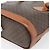 Céline Borsa Tote CELINE Macadam Canvas PVC Pelle Marrone Oro Auth 180666 D'oro - vista 12