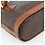 Céline Borsa Tote CELINE Macadam Canvas PVC Pelle Marrone Oro Auth 180666 D'oro - vista 13