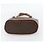 Céline Borsa Tote CELINE Macadam Canvas PVC Pelle Marrone Oro Auth 180666 D'oro - vista 9