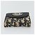 Portafoglio Compatto Christian Dior Trotter Canvas Navy Silver Auth 181463A Argento Blu navy - vista 7