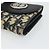 Portafoglio Compatto Christian Dior Trotter Canvas Navy Silver Auth 181463A Argento Blu navy - vista 8