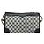 Borsa a tracolla GUCCI GG Supreme PVC Blu Navy Oro Auth ka4364 D'oro - vista 3