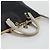 Chloé Borsa Chloe Bailey in pelle 2way Nera Oro Auth 181128A Nero D'oro - vista 7