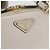 Bolsa PRADA de couro 2way Branco Ouro Auth 179715A Dourado - vista 18