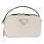 Bolsa PRADA de couro 2way Branco Ouro Auth 179715A Dourado - vista 2