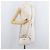 Bolsa PRADA de couro 2way Branco Ouro Auth 179715A Dourado - vista 27