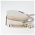 Bolsa PRADA de couro 2way Branco Ouro Auth 179715A Dourado - vista 4