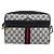 Borsa a tracolla GUCCI GG Supreme Sherry Line PVC Blu Navy Oro 72 02 005 Auth 181210 D'oro - vista 2