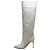 Botas altas Paris Texas Bone China Embossed Croco Canvas Beige - vista 3