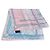 Sciarpa quadrata in seta Louis Vuitton Pink Multicolor Monogram Rising Confidential - vista 3