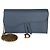 Pochette Small Saddle in pelle di vitello granulata blu Christian Dior con catena