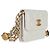 Monedero Twist Your Buttons en Caviar acolchado blanco Chanel con cadena - vista 4