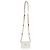 Monedero Twist Your Buttons en Caviar acolchado blanco Chanel con cadena - vista 5
