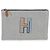 Hermès Uomo Custodia in Cotone Marine H Labyrinthe Blu Beige
