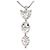 Autre Marque Elegante collana in oro bianco 18K e diamanti D'oro