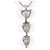 Autre Marque Elegante collana in oro bianco 18K e diamanti D'oro - vista 3