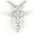 Autre Marque Collana di diamanti in platino PT900 e oro bianco 18K D'oro