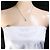 Autre Marque Collana di diamanti in platino PT900 e oro bianco 18K D'oro - vista 5