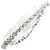 Autre Marque Bracciale con charm in oro bianco 18K con diamanti D'oro