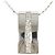 Autre Marque 18K Weißgoldkette mit Diamant Golden