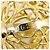 Autre Marque Orecchini a clip in oro giallo 18K con diamanti D'oro - vista 4