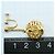 Autre Marque Orecchini a clip in oro giallo 18K con diamanti D'oro - vista 5