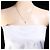 Autre Marque Collana in oro bianco 18K e platino con diamante D'oro - vista 6