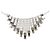 Autre Marque Elegante collana in oro bianco 18K con diamante D'oro