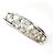 Autre Marque Eleganter 18K Weißgold-Ring mit Diamant Golden