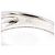 Autre Marque Eleganter 18K Weißgold-Ring mit Diamant Golden - Ansicht 5