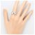 Autre Marque 18K Weißgold-Ring mit Diamant Golden - Ansicht 7