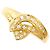 Autre Marque 18K Gelbgoldring mit 0.19ct Diamant Golden