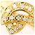 Autre Marque 18K Gelbgoldring mit 0.19ct Diamant Golden - Ansicht 2