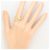 Autre Marque 18K Gelbgoldring mit 0.19ct Diamant Golden - Ansicht 7