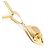 Autre Marque 18K Gelbgoldhalskette mit Diamant Golden - Ansicht 2