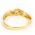 Autre Marque 18K Gelbgold-Ring mit Diamant Golden - Ansicht 3