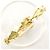 Autre Marque Bracciale con charm in oro giallo 18K D'oro - vista 2