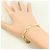 Autre Marque Bracciale con charm in oro giallo 18K D'oro - vista 3