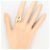 Autre Marque PT900 Platin- und 18K Gelbgold Ring Golden - Ansicht 7
