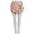 Mini gonna in pelle e seta beige Valentino Taglia M Usato