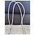 Alexander McQueen Beuteltasche Cutout Leder - Creme - Ansicht 2
