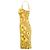 Vestido midi de seda con estampado floral amarillo Dolce & Gabbana - vista 2