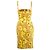 Vestido midi de seda con estampado floral amarillo Dolce & Gabbana - vista 3