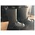Giuseppe Zanotti Botas Biker de cuero negro - vista 2