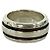 Tiffany & Co Tiffany Grooved Double Line Band Ring Silber - Ansicht 4